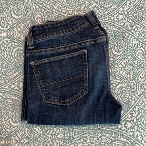 American Eagle Straight Leg Blue Jeans